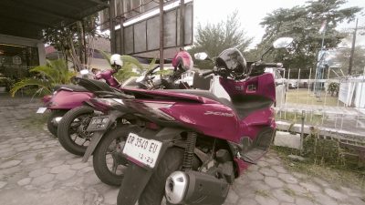 Sebuah kendaraan bermotor milik warga NTB. (Iba/Ist)