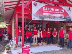 PDIP Kota Mataram Gercep Buka Dapur Umum, Salurkan 3.000 Nasi Bungkus Bagi Korban Banjir