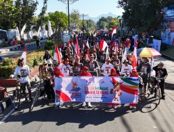 Diskominfotik NTB Panaskan Jalan Udayana: Gebyar Fornas VIII Disambut Meriah Warga Mataram