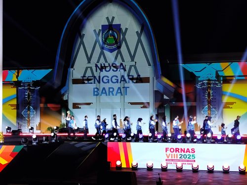 Opening Ceremony Fornas VIII NTB, Sabtu 26 Juli 2025 di halaman kantor Gubernur NTB. (Iba)