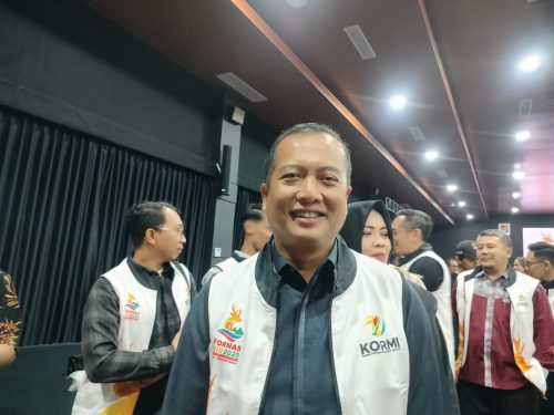 Gubernur NTB Lalu Muhamad Iqbal usai menggelar konferensi pers di Gedung Bank NTB Syariah, Kamis 31 Juli 2025. (Iba)