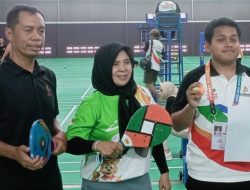 Kadispora NTB Sumbang Medali Perak di FORNAS VIII, Jadi Runner-up Ganda Campuran Tonis