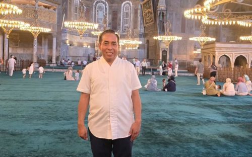Anggota Komisi V DPRD RI Mori Hanafi saat berada Istanbul Turki. (Iba)