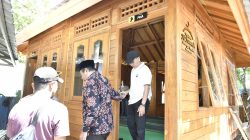 Mushollah Al Amanah yang dibangun Bank NTB Syariah di pantai Nipah Kabupaten Lombok Utara. (Iba)
