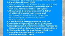 Flayer open rekrutmen Desa Berdaya Provinsi NTB. (Iba)