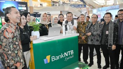 Bank NTB Syariah berpartisipasi aktif dalam kegiatan “Syafif Goes to Mataram” yang digelar di Lombok Epicentrum Mall, 7 Oktober 2025. (Iba)