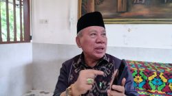 Ketua DPW PPP NTB Muzihir saat konferensi pers, Kamis 2 Oktober 2025. (Iba)