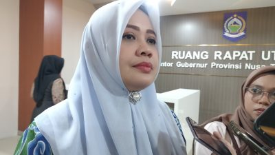 Wakil Gubernur NTB Indah Dhamayanti Putri usai menghadiri paripurna DPRD NTB, Kamis 20 November 2025. (Iba)