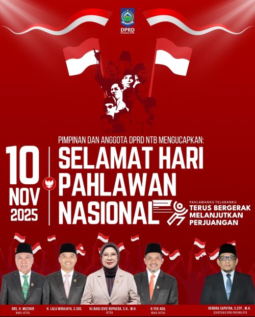 Flayer selamat hari pahlawan nasional. (Iba/Iba)