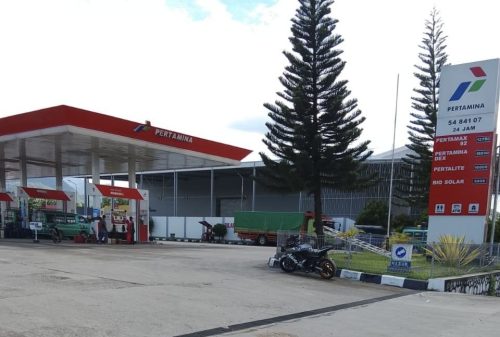 Stasiun Bahan Bakar Minyak (BBM) di Desa Rabakodo Kabupaten Bima. (Iba/Istimewa)