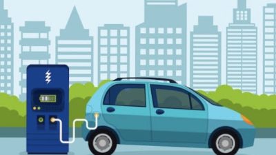 Ilustrasi mobil listrik yang akan jadi mobil dinas Pemprov NTB. (Iba/Ist)