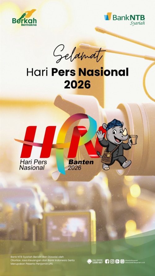 Bank NTB Syariah: Selamat Hati Pers Nasional 2026. (Iba)