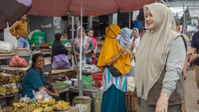 Wakil Gubernur NTB sidak pasar Amahami Kota Bima. (Iba)