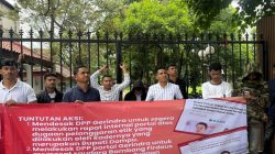 Skandal Bupati Dompu Meledak, Mahasiswa NTB Geruduk DPP Gerindra Pecat Bambang Firdaus