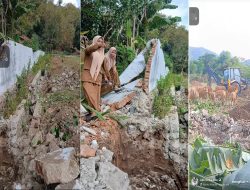 Miris! Sekolah dan Lapangan Bola Dirusak Demi Ambisi Bangun Kopdes di Lido Bima, Guru dan Warga Protes