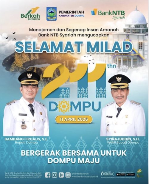 Selamat Milad Kabupaten Dompu ke-211. (Iba)