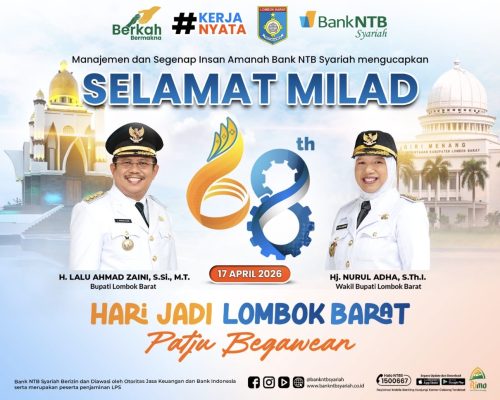 Selamat Milad Kabupaten Lombok Barat. (Iba)