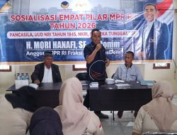 Mori Hanafi Tegaskan Pentingnya 4 Pilar MPR RI untuk Perkuat Persatuan Bangsa di Kota Bima