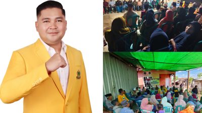 Anggota DPRD NTB Dapil Bima Dompu Efan Limantika saat menggelar reses ke Dapilnya. (Iba)