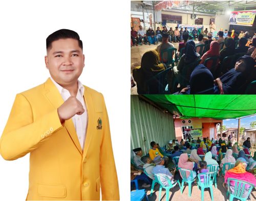 Anggota DPRD NTB Dapil Bima Dompu Efan Limantika saat menggelar reses ke Dapilnya. (Iba)
