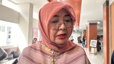 Ketua DPRD NTB Baiq Isvie Rupaeda usai menggelar rapat paripurna DPRD NTB, Selasa 2 Juni 2026. (Iba)