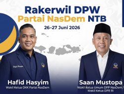 NasDem NTB Gelar Rakerwil 26-27 Juni, Targetkan Perkuat Basis Politik hingga Cetak Kepala Daerah