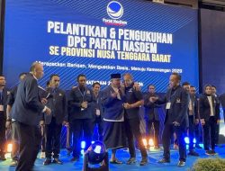 Dua Tokoh NTB Resmi Gabung Partai NasDem NTB, Mori Hanafi: Kabar yang Menggembirakan