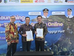 Bank NTB Syariah Dukung Digitalisasi Pelabuhan Senggigi Lewat E-Ticketing dan Gate In Online