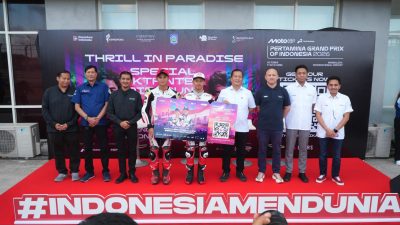 Pemerintah Provinsi Nusa Tenggara Barat (NTB) menyambut baik peluncuran program diskon tiket sebesar 50 persen bagi masyarakat NTB untuk ajang Pertamina Grand Prix of Indonesia 2026 yang akan berlangsung pada 9-11 Oktober 2026 di Pertamina Mandalika International Circuit. (Iba)