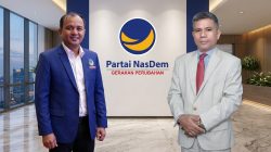 Ketua dan Sekretaris Partai NasDem Bima terpilih (Kanan ke kiri) Nazaruddin - Abdul Muis. (Iba)
