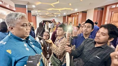 Wakil Sekretaris DPD Partai Demokrat NTB Abdul Rauf yang juga anggota DPRD NTB saat diwawancara awak media, Selasa 15 September 2026 di Mataram. ((Iba)