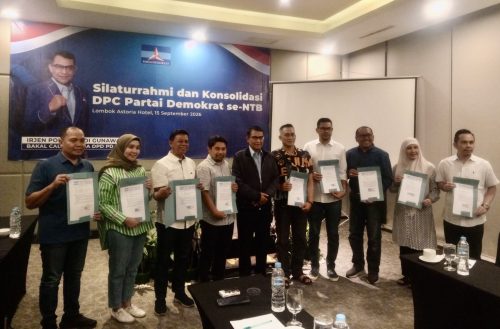 10 DPC Partai Demokrat NTB kompak dukung mantan Kapolda NTB pimpin Partai Demokrat. (Iba)