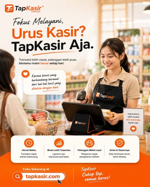 Ilustrasi TapKasir. (Iba)