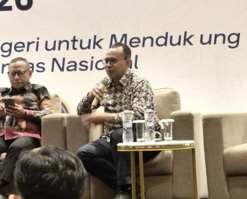 Kepala Dinas Komunikasi, Informatika dan Statistik (Kominfotik) NTB, Ahsanul Khalik, dalam Forum Satu Data Pemerintahan Dalam Negeri (SDPDN) Tahun 2026 di Jakarta, Selasa (22/9). (Iba)